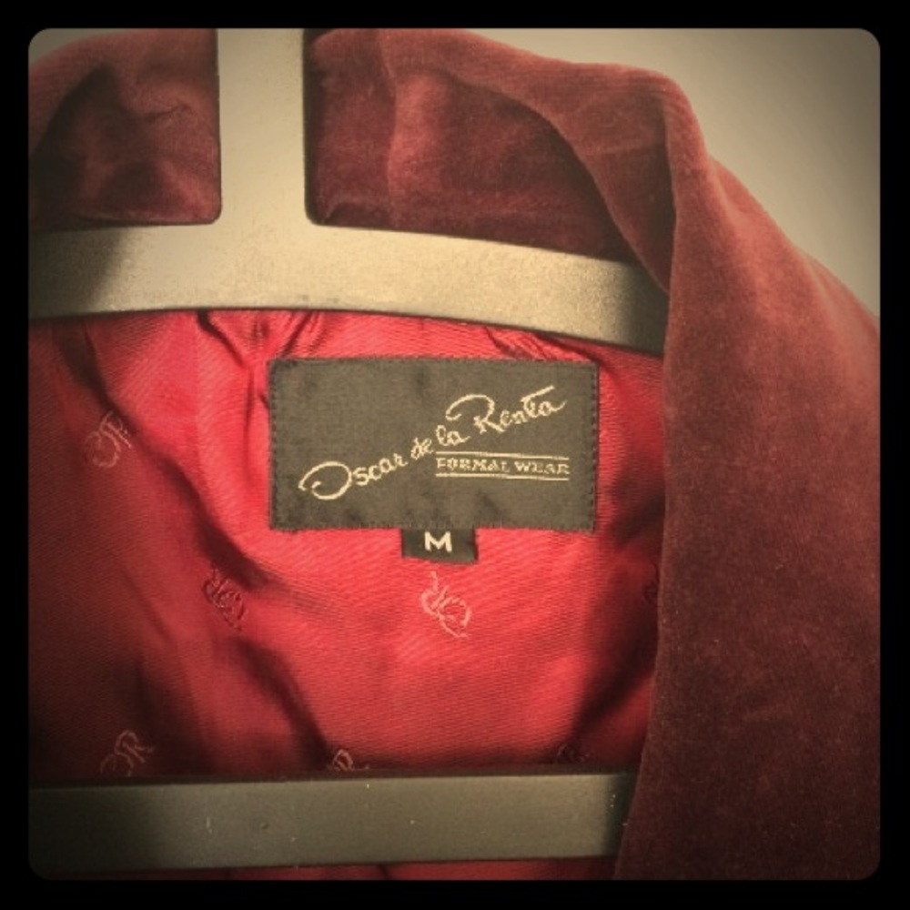 Vintage (Antique )Oscar de La renta  Smoking Jacket